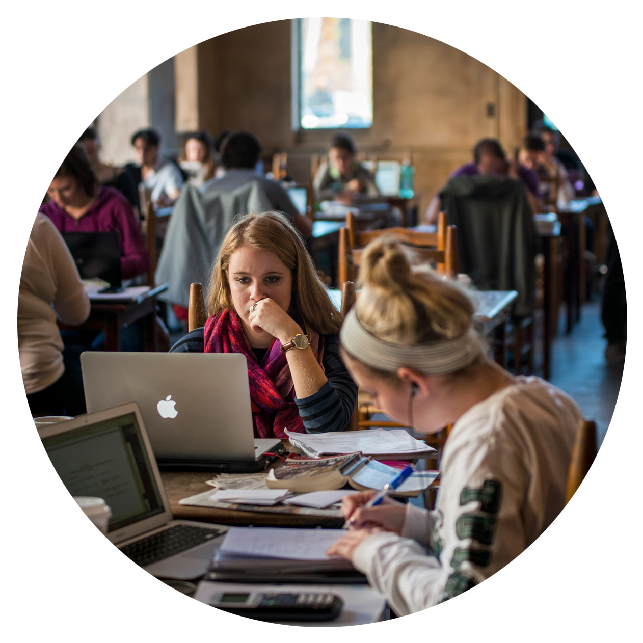 Students Studying
